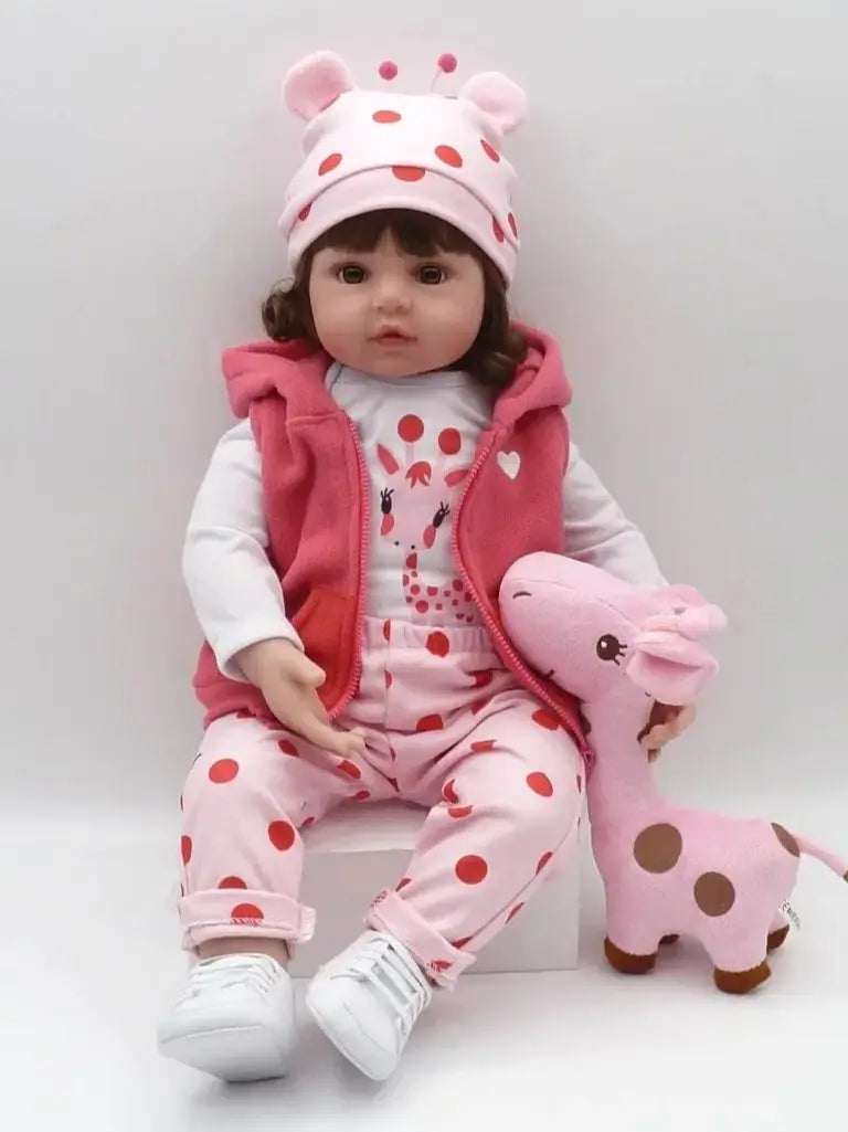 Bebe Doll Reborn Toddler 47cm Soft Silicone Reborn  Baby Dolls Soft Body Lifelike Menina  Christmas Surprice Girl Gifts Doll