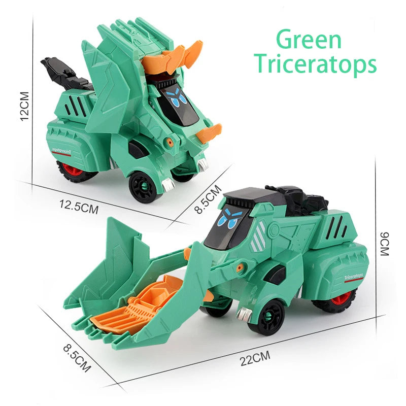 2 in 1 Monster Truck Transformation Car Toy Children Dinosaur Car Toy Transformation Toys for Boy Deformation Figures Robot Toys