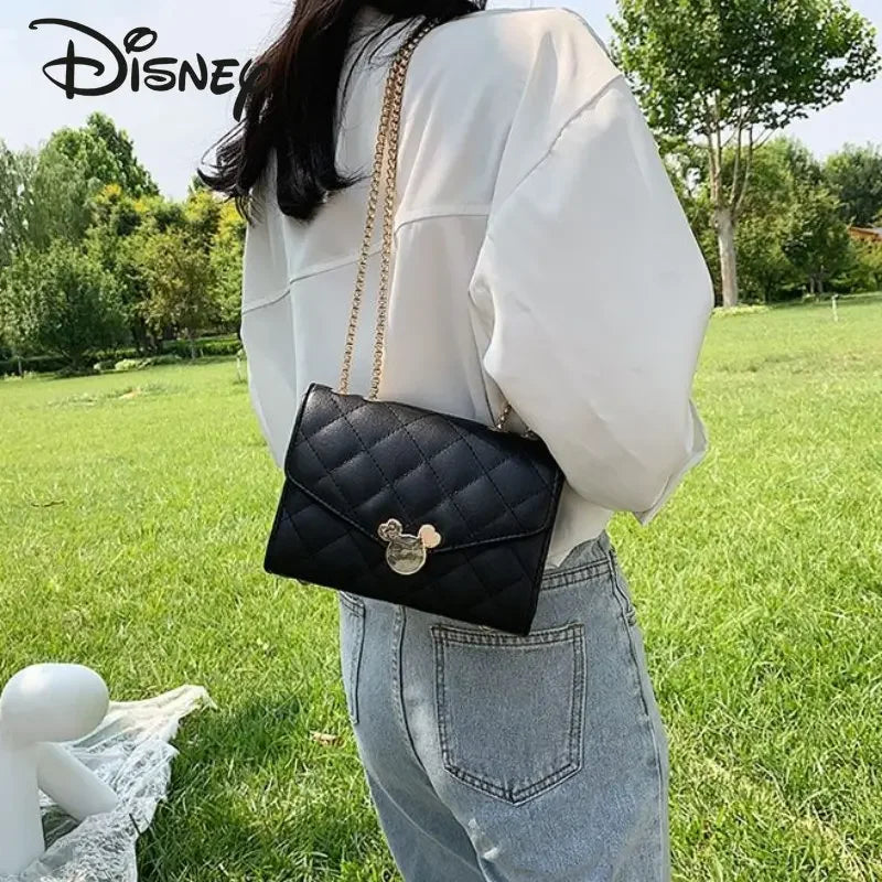 Disney Mickey New Women's Bag Luxury Brand Fashion Women's Shoulder Bag High Quality Cartoon Fashion Shoulder Messenger Bag