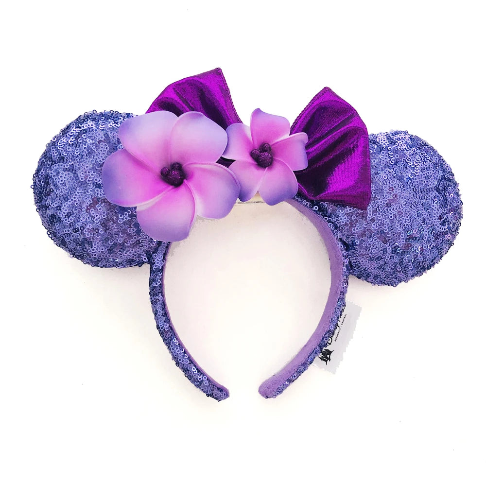 2024 Disney Mickey Ears Headband Firework Headband With Jack Pumpkin King Cosplay Hairband Disneyland Letter Headband Gift