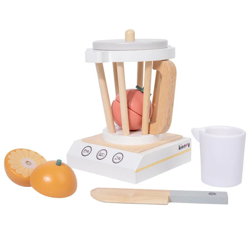 Kids Play Kitchen Toys Wooden Pretend Kitchen Accessories Early Learning Pretend Play Food Sets Gift for Girls and Boys